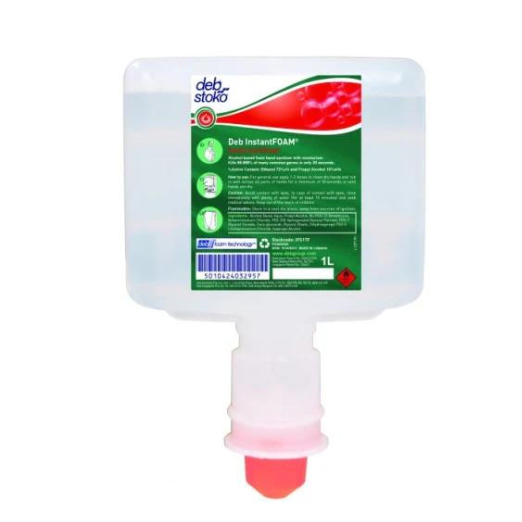 Deb Instantfoam Alcohol Free Sanitiser 1L Cartridge Default Title