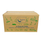 Ultraslim towel carton with cleaning supplies illustrations, 1 ply, 16 packs per box