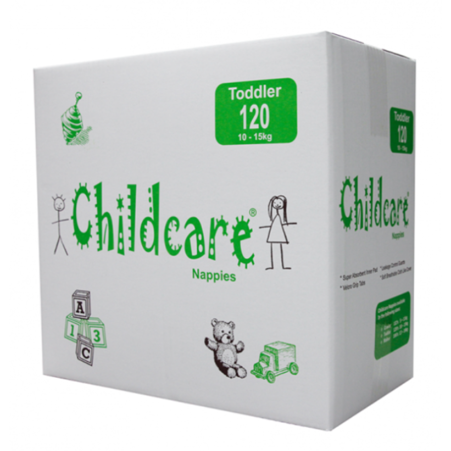 Childcare Nappies Toddler 120's