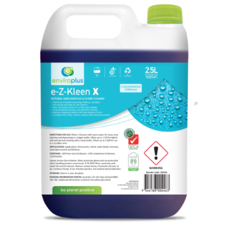 Enviroplus Concentrated Cleaner E Z Kleen X E2 Rubix 2 5L Each Default Title