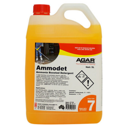 Agar Ammodet Ammonia Boosted Detergent 5L