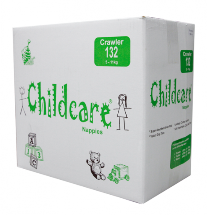 Childcare Nappies Crawler 132's