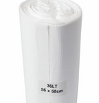 Bin Liner White 36 Lt