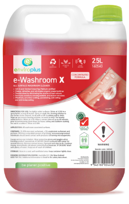 Enviroplus Concentrated Washroom Cleaner E Washroom X E1 2 5L Each 