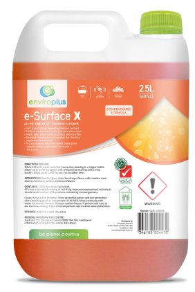 Enviroplus Concentrated Multi Surface Cleaner E Surface X E4 2 5L Each 