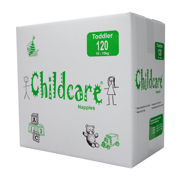 Childcare Nappies Toddler 120's