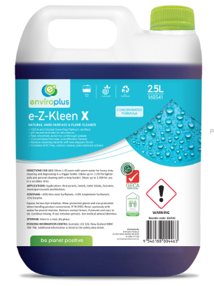 Enviroplus Concentrated Cleaner E Z Kleen X E2 Rubix 2 5L Each 