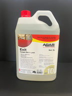 5L Agar Exit carpet detergent container with red cap for carpet cleaning and deodorising